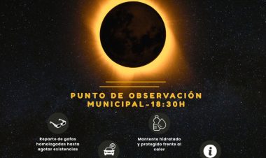 El eclipse solar del 12 de agosto contará con un punto de observación en el solar municipal de Condado de Alhama