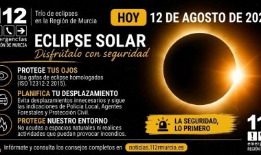 Alhama de Murcia activa el Plan de Emergencias Municipal con motivo del eclipse solar
