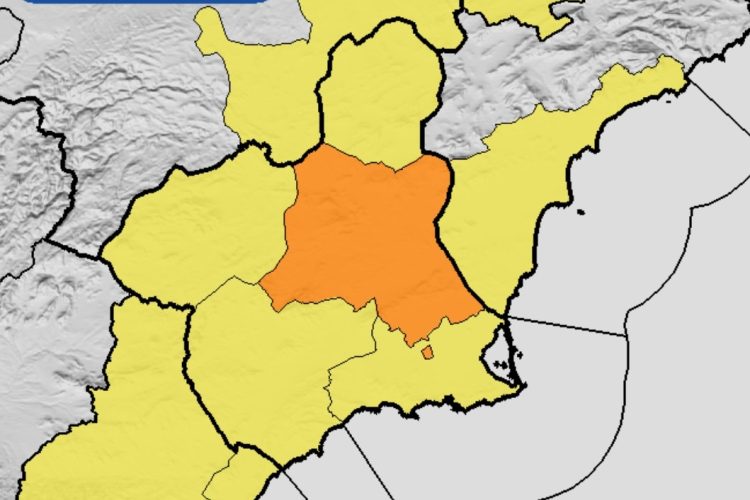 Aviso amarillo por temperaturas de hasta 38 ºC en Alhama entre las 13:00 y las 21:00 horas