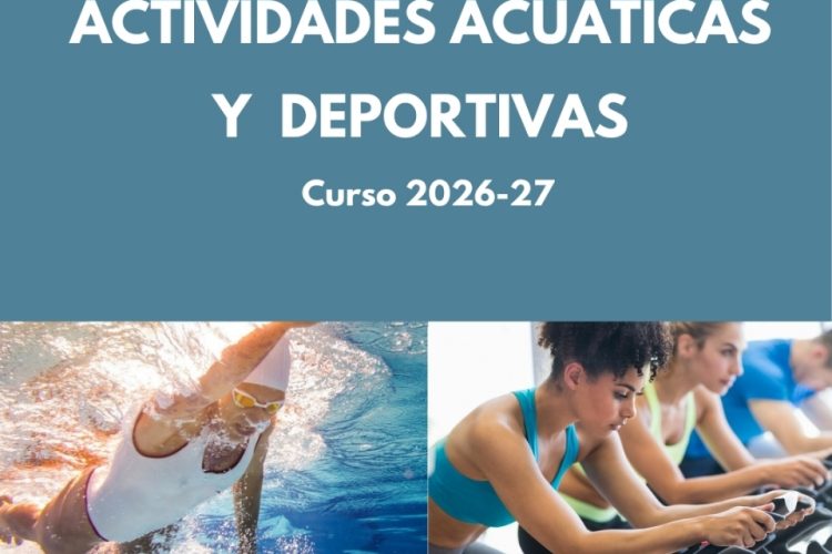 Deportes abre el plazo de inscripción para las actividades municipales del curso 2026/2027