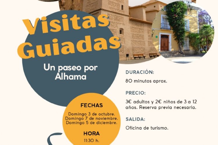 Alhama ofrece once visitas guiadas para descubrir su patrimonio y las pedanías de El Berro y Gebas