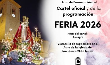 La Feria de Alhama 2026 descubre este viernes su cartel en una presentación abierta a todos
