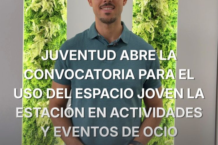 Juventud abre la convocatoria para el uso del Espacio Joven La Estación en actividades y eventos de ocio